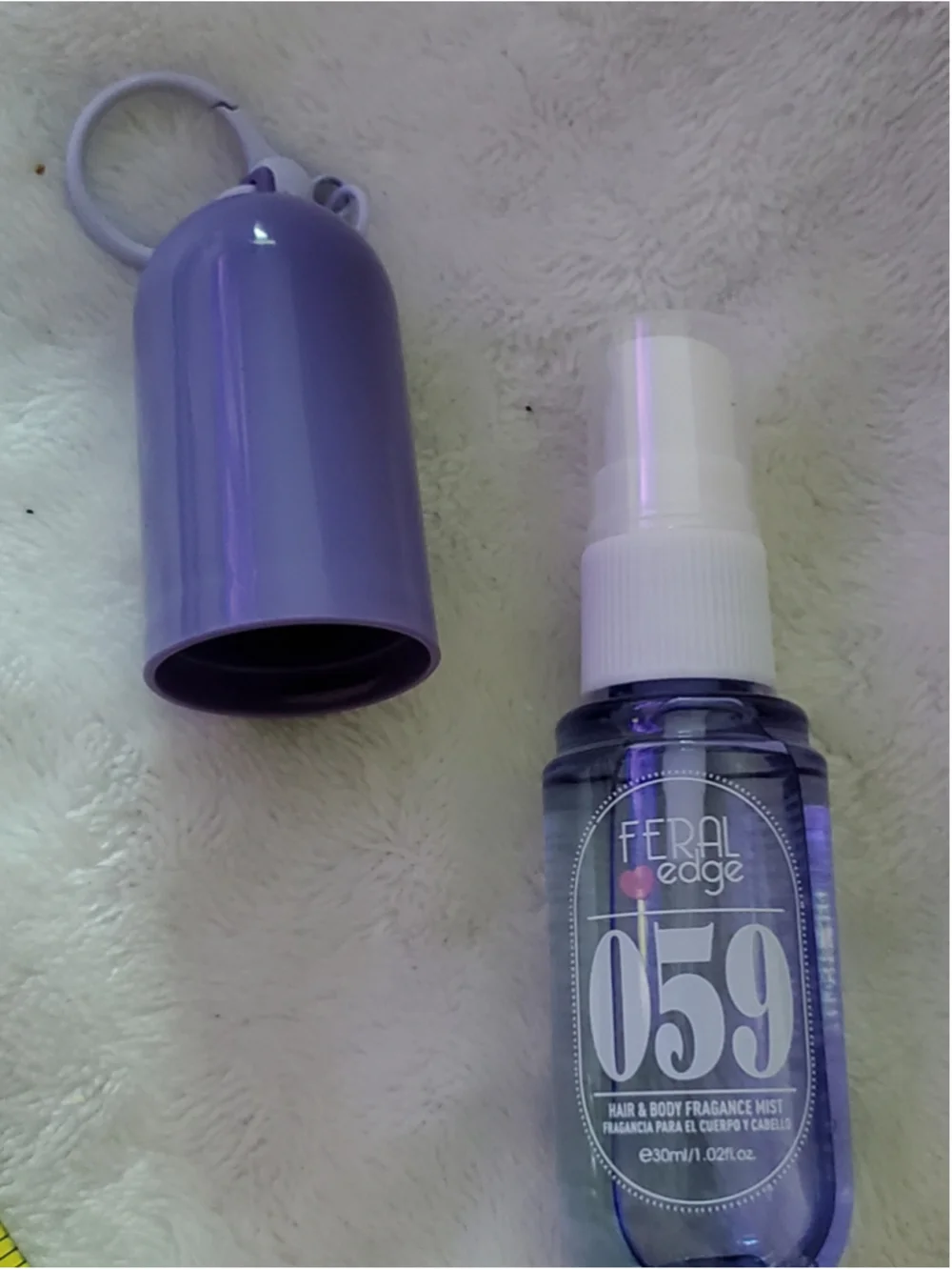 #059 Feral Edge Hair & Body Fragrance Mist keychain